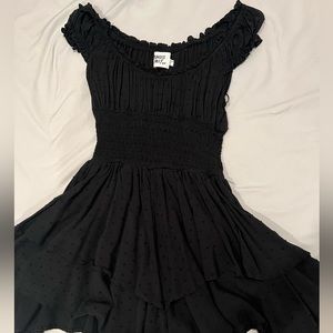 Black skort dress from Princess Polly